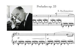 Rachmaninov Preludes op. 23 nos. 1, 2, 4, 5, 7, 8 - Sviatoslav Richter