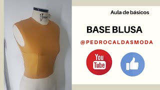 Modelagem da base blusa