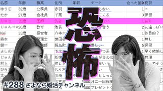 さよ婚＃288【婚活】恐怖‼︎デート相手を値踏み→評価シートにまとめる独身男女達…