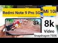 Mi 10i/redmi note 9 pro 5g 8k video support playing test