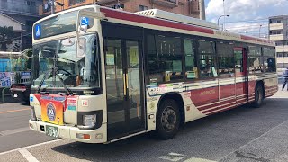 関東バス車窓 三鷹駅→北裏/ 鷹13 三鷹駅1451発