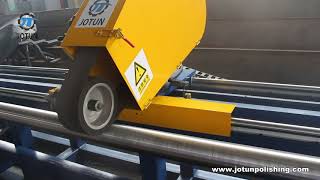 Jotun Polishing |Pipe polishing machine for hydraulic piston pole-delivery to USA