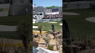 Nick Taylor on the 16th hole at Waste Management Open