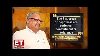 Rakesh Jhunjhunwala speaks on the three sources of happiness & reasons for market growth | EXCLUSIVE