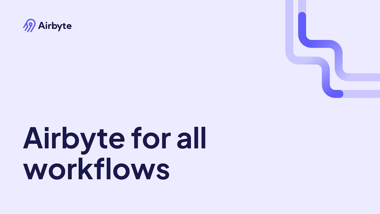 Airbyte 1 0 Airbyte For All Workflows Demo Youtube