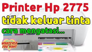 HP 2775 printer ink is not coming out