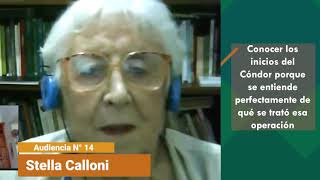 #JuicioBrigadas​​​ Banfield-Quilmes-Lanús | STELLA CALLONI en la audiencia n° 14