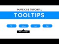 Tooltips With CSS