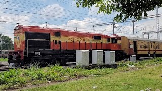 ALCo ERS WDG3A shunting NZM ERS Mangala Express || Indian Railways