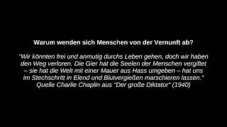 Warum wenden sich Menschen von der Vernunft ab?