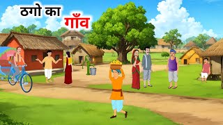 ठगो का गाँव हिंदी कहानी | Thago Ka Gaanv | Panchtantra Ki Kahaniyan | Naitik Kahani