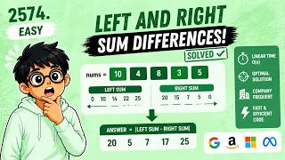 Left and Right Sum Differences | LeetCode 2574