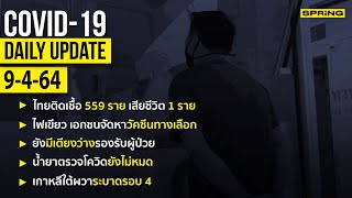 สรุปสถานการณ์การแพร่ระบาดของไวรัสโควิด-19 ประจำวันที่ 9 เมษายน 2564