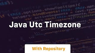 java utc timezone