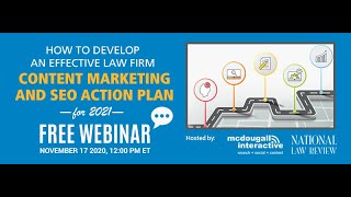 How to Develop an Effective Law Firm Content Marketing Plan for 2021