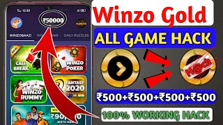 Winzo Gold Hack Trick | Winzo Gold Game Hack Trick|| Winzo Gold All Game Hack Trick|| Winzo Gold App