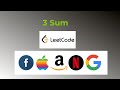 3Sum - Leetcode 15 - Brute Force | Optimal Solution | Two pointer Method