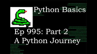 Python Basics Tutorial Algorithm Pseudocode || So You're Starting An Introduction to Beginner Python