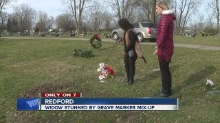 Grave marker mix up