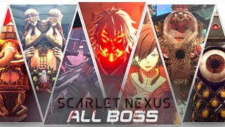 Scarlet Nexus - All Boss Fights / All Bosses