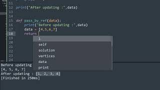 Python : How do I pass a variable by reference?