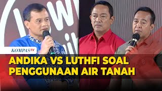 Adu Gagasan Andika vs Luthfi soal Penggunaan Air Tanah di Debat Pilkada Jateng