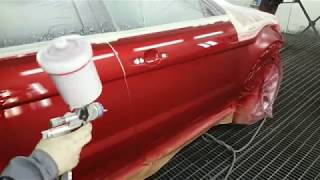 Testing Sata jet B RP5000 1.3 Spray painting, solvent base Spies Hecker, clear coat PPG8130