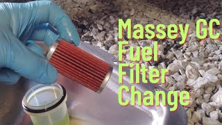 Tractor Fuel Filter Change and Air Bleed Massey GC1723