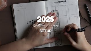 2025 Knitting Journal Setup