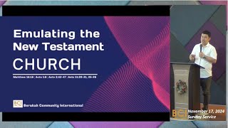 Emulating New Testament Church | Ptr. Conrad Cabor