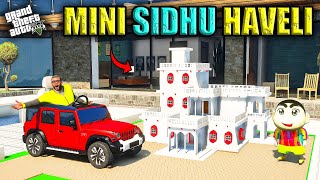 Franklin \u0026 shinchan Make Sidhu Moose Wala Mini Haveli in GTA 5 | JNK GAMER