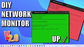 Simple DIY Network Monitor Using a Windows Batch Script (Beginner Friendly)