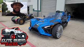 2022 Slingshot on 24 in for audio and LED's Repair