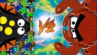 MOPE.IO KING CRAB ARMY VS. TRAITORS WORLD WAR 3! TROLLING DOMINATION WINS & FAILS (Mope.io Gameplay)