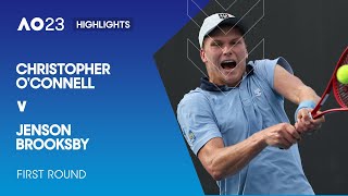 Christopher O'Connell v Jenson Brooksby Highlights | Australian Open 2023 First Round