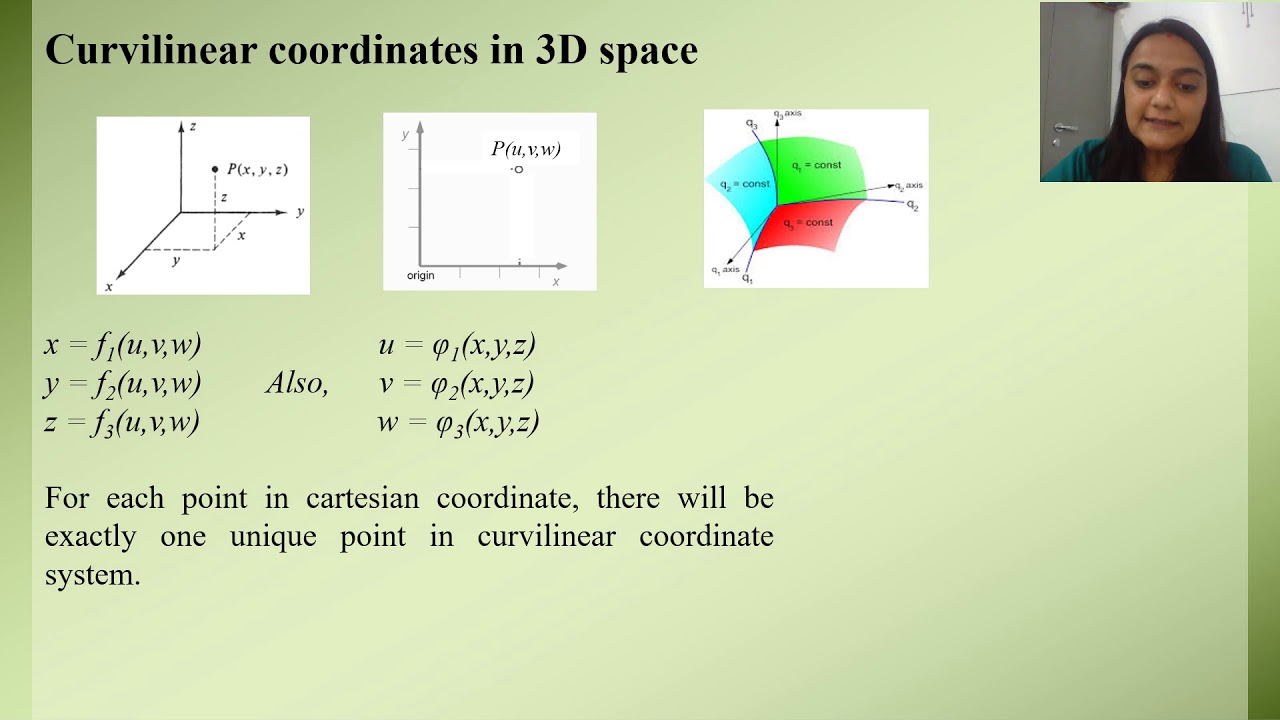 MSc PHY SEM-I Paper-I Unit-I Lect-04: Curvilinear Coordinate System (Dr ...