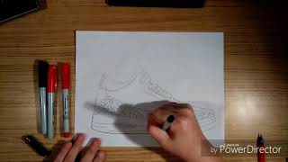 Air Jordan 3 Infared drawing