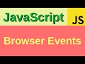 Introduction to browser events - Basic JavaScript Fast (58) | addEventListener, removeEventListener