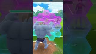 Shadow Gardevoir 暗影 沙奈朵 (サーナイト) vs Machamp 怪力 (カイリキー) Pokemon Go 寶可夢