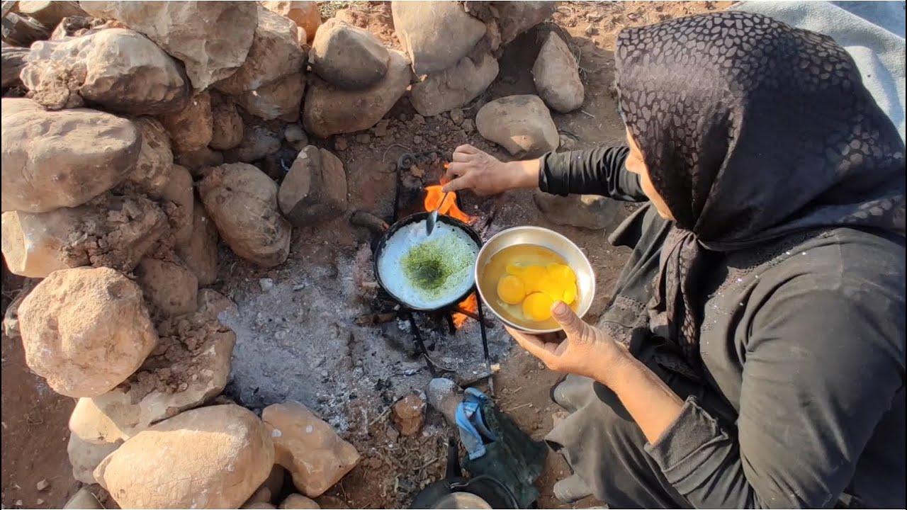 Nomadic Life In Iran Making Breakfast In Nomadic Lifestyle Youtube