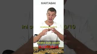 Reaksi Bule cobain martabak untuk pertama kali #shorts #reaction