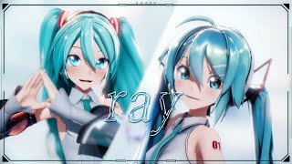 【MV】ray - YYB HatsuneMikuNT & Sour HatsuneMiku / MMD [4K60fps]