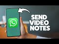 How To Send Video Notes On WhatsApp 2025 (iPhone & Android)