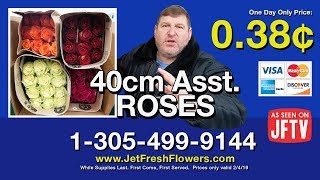 JFTV: Video D.o.D. - 40cm Ecuadorian Assorted Roses with Mike