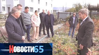 Сергей Надсадин и специалисты администрации города посетили производственную базу «Востокдорстроя».