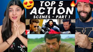 Top 5 Action Scenes | Part 1 | Bike Chase Sequences | Hrithik, Tiger, Salman Khan , John, Reaction