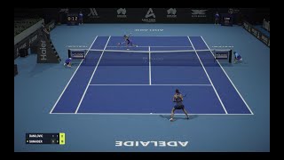 Tiebreak PC Olga Danilovic Vs Diana Shnaider Adelaide Legend difficulty