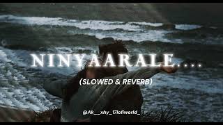 👀❤️‍🩹NINYAARELE... KANNADA SONG (Slowed \u0026 Reverb)👣#love #trending #music #kannada #karnataka