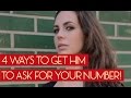 4 ways to get him to ask for your number! | Womens Dating Advice