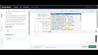 Int to String | Hacker Rank Java